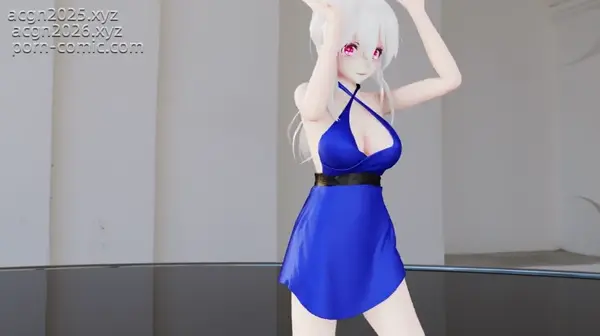 布料EEVEE【第32期】MMD〜蓝礼裙大兔兔-8月2020年