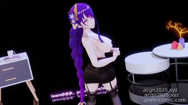 布料EEVEE【第96期】MMD〜黑丝吊带雷神大兔兔-10月2021年