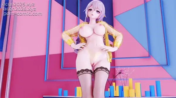 布料EEVEE【第196期】MMD〜涩涩性感大鸭渐变黑丝大兔兔【2023年】