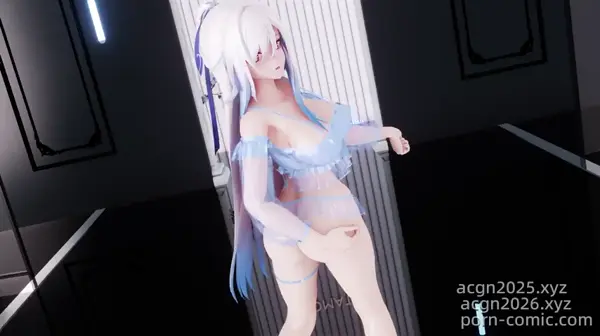 布料EEVEE【第214期】MMD〜涩涩掉落透明衣镜流大兔兔【2023年】