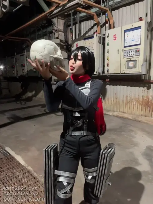 Umeko J – NO.085 cosplay Mikasa Final Season Attack on Titan -V (2).mp4