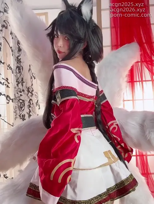 Umeko J – NO.099 cosplay Ahri League of Legends -V (4).mp4