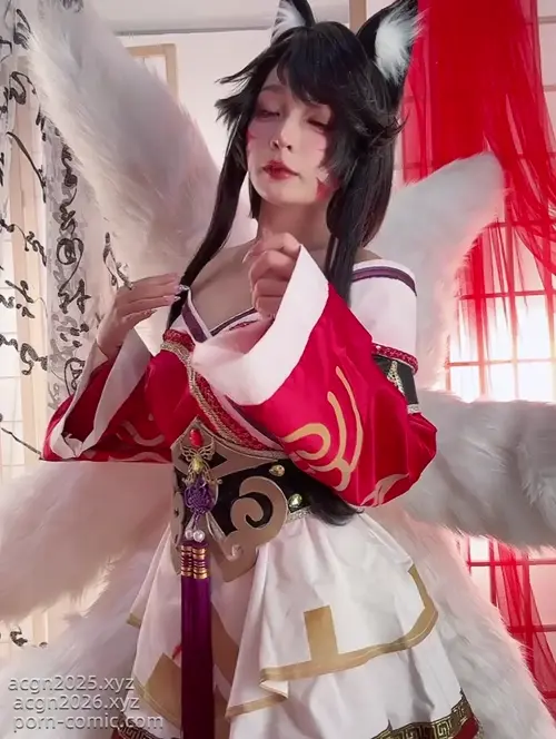 Umeko J – NO.099 cosplay Ahri League of Legends -V (5).mp4