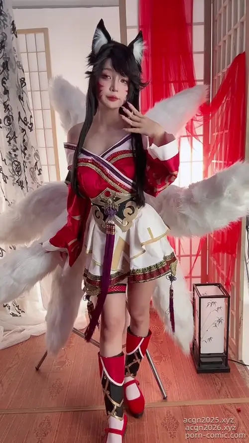 Umeko J – NO.099 cosplay Ahri League of Legends -V (6).mp4