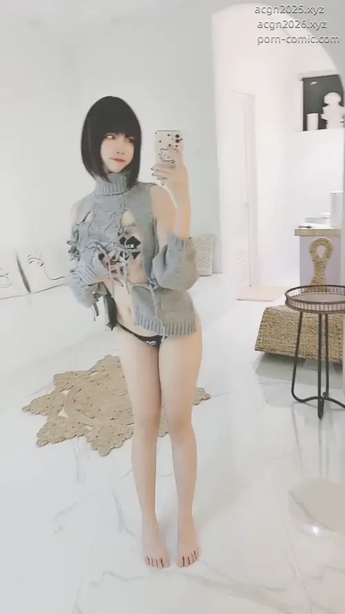 二佐 NO.075 私房洞洞毛衣 _自拍-faceu_1588170538246.MP4