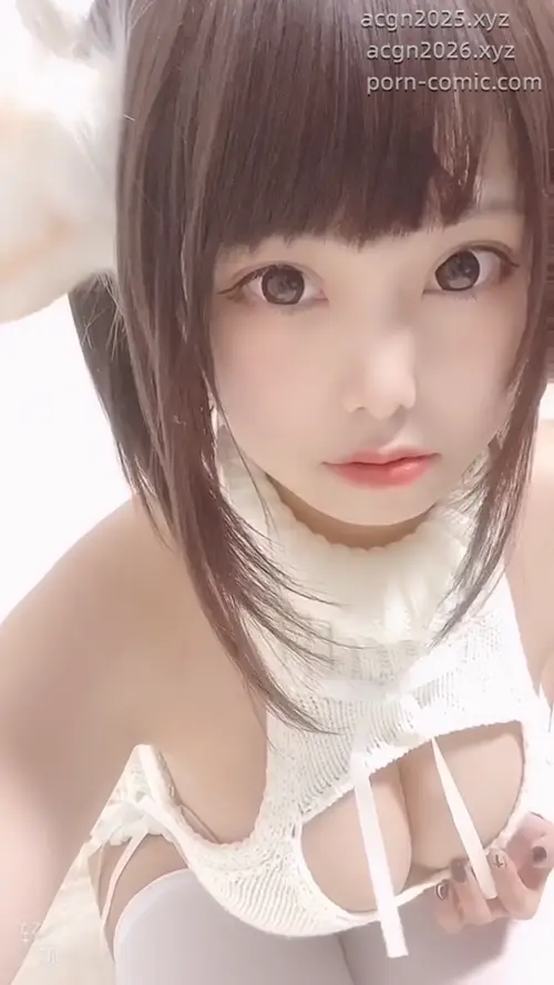 蜜汁猫裘 NO.046 白丝毛衣 -0611_41.mov