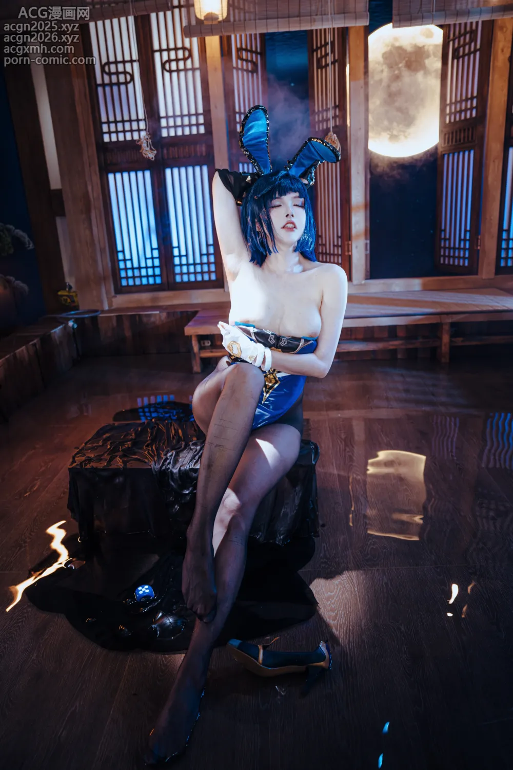 秋和柯基 – NO.116  夜兰 兔女郎[92P]