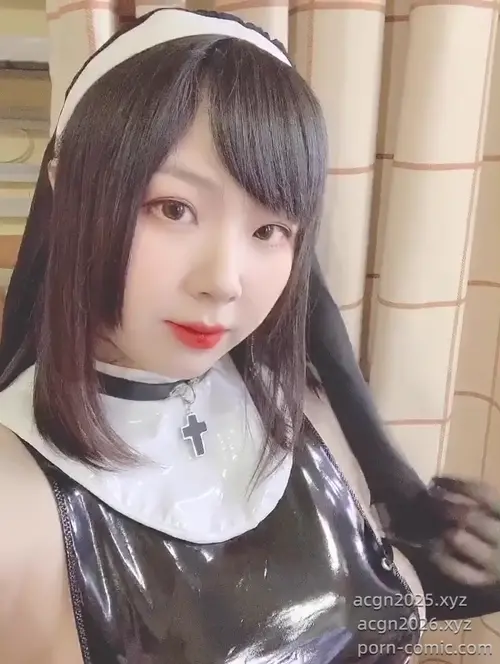 皮皮奶可可爱了啦 NO.027 系带修女 _视频-beauty_1587129453009.MP4