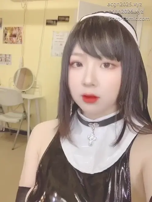 皮皮奶可可爱了啦 NO.027 系带修女 _视频-beauty_1587129483576.MP4