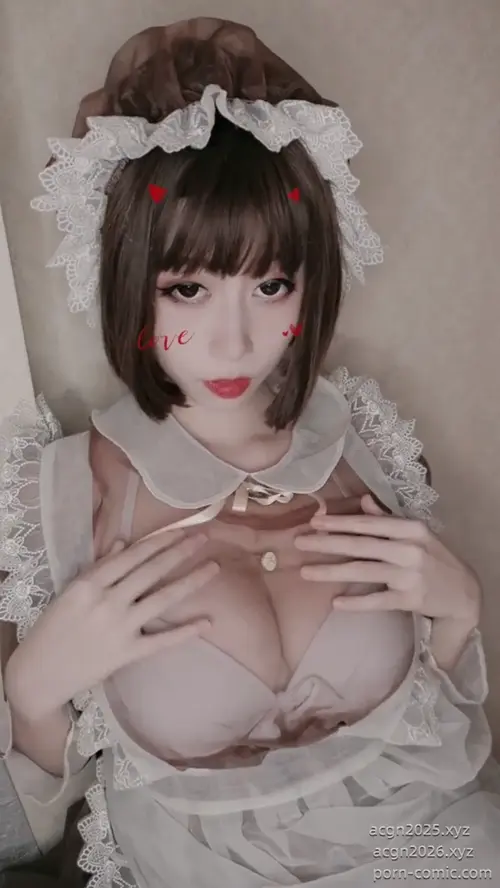奈汐酱nice - NO.020 自撮り Vol.005-棕色透明女仆_视频-V (1).mp4