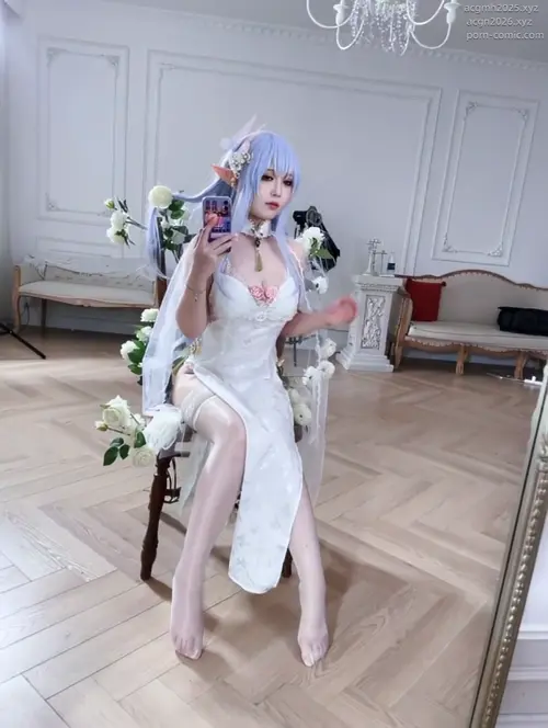 半半子 – NO.074  碧蓝航线 阿尔比恩旗袍-v2.mp4