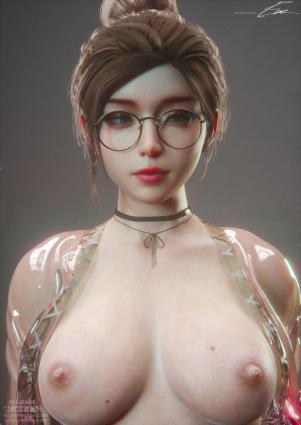 画师EVE精美3D美女CG套图 2021年10月作品