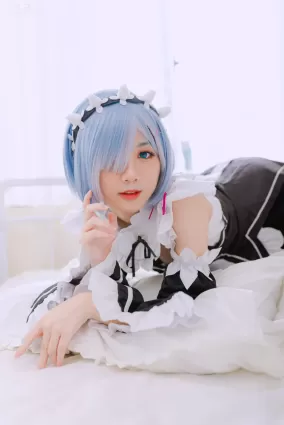PoppaChan – NO.026 Rem maid-Re-Zero (Sexy and Cute content) [20P]