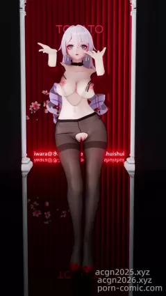 布料EEVEE【第224期】MMD〜竖屏涩涩大鸭开档乳链大兔兔【竖屏】【2024年】