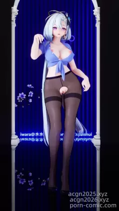 布料EEVEE【第240期】MMD〜竖屏涩涩开档黑丝制服大格蕾修大兔兔【竖屏】【2024年】