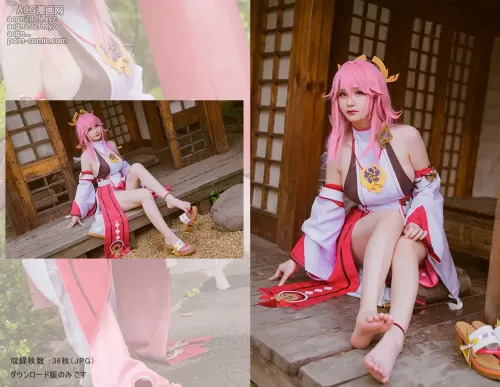 前羽_rr – NO.018 原神 八重神子 [36P]
