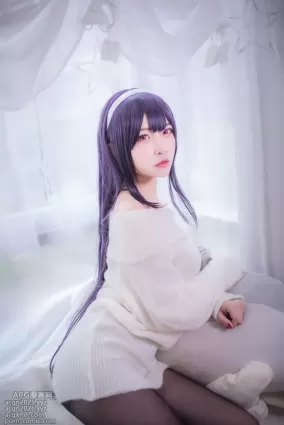 二佐 NO.074 霞之丘诗羽学姐毛衣 [47P]