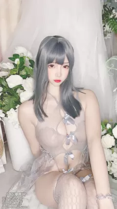 二佐 NO.087 私房自拍蓝色网状比基尼 [38P]