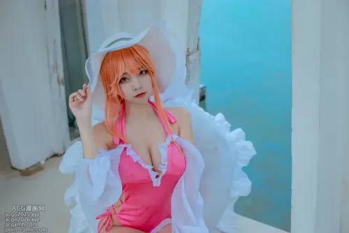 二佐 NO.116 碧蓝 黎塞留泳装 [9P]