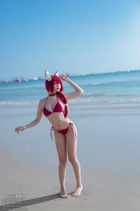 二佐 NO.119 碧蓝 千代田泳装 [20P]