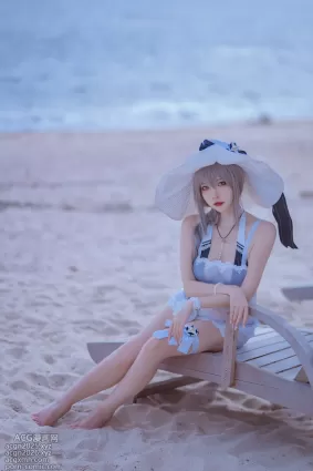 二佐Nisa – NO.144 碧蓝航线-天鹰泳装[20P]