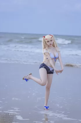 二佐Nisa – NO.145 碧蓝航线-苏塞克斯泳装[20P]