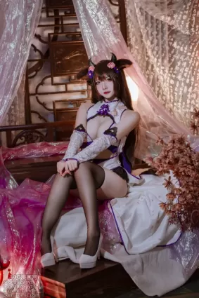 二佐Nisa – NO.152 碧蓝樫野旗袍[24P]