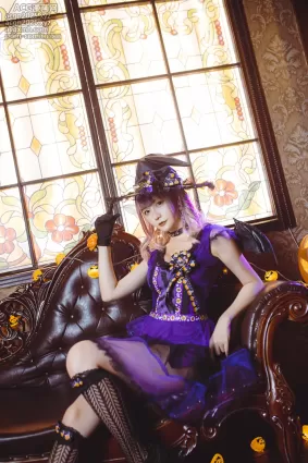 011.星之迟迟 万圣节 紫魔女