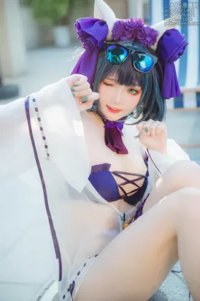 瓜希酱 – NO.075 柴郡泳装 [32P]
