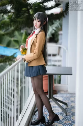 瓜希酱 – NO.091 樱岛麻衣 校服[20P]