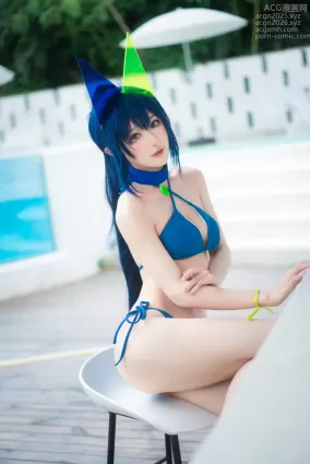 阿包也是兔娘 – NO.080 花园泳装[35P]