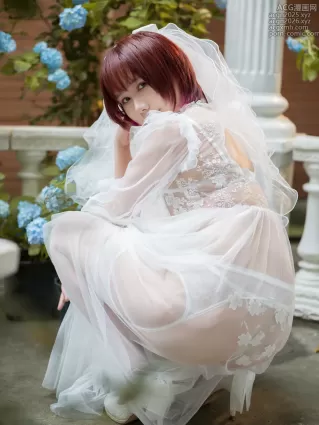 麻花麻花酱 - NO.040 黑白婚纱 [60P]