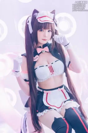 霜月shimo NO.056 NEKOPARA 巧克力赛车服 [12P]