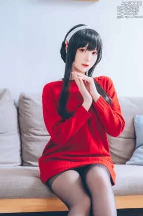 霜月shimo – NO.095 Yor Forger  Red Sweater[15P]