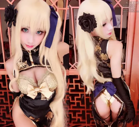 雨波_HaneAme - NO.053 Ping Er & Jin Lian[7P]