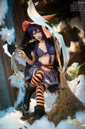 雨波_HaneAme - NO.073 Witch[5P]