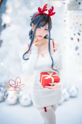 Hane Ame 雨波写真 - Original 2023 White Christmas Moose Onesan[35P]
