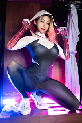 雨波HaneAme – NO.299 蜘蛛人 JULY. Tier2 _ Spider Gwen[49P]