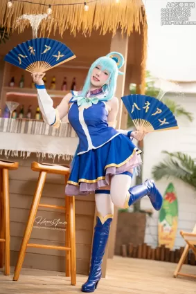 雨波HaneAme – NO.393 Konosuba Aqua 阿克婭 [30P]