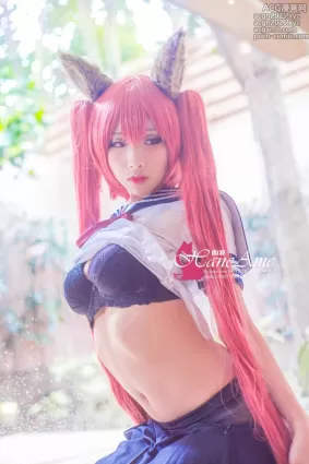 雨波_HaneAme - NO.031 Kamonomimi 兽耳系列 Naki JK水手服