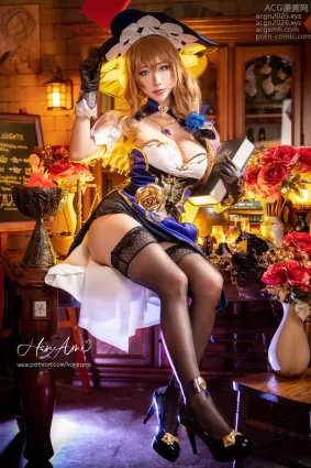 雨波_HaneAme - NO.225 原神丽莎-性感内衣[57P]
