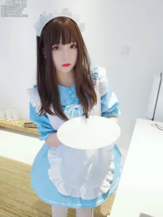 古川 NO.037 蓝白女仆 [19P]