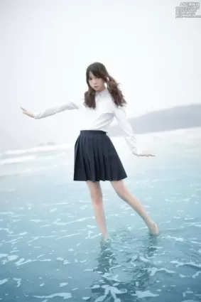 疯猫ss NO.085 海滩蓝色 [28P]