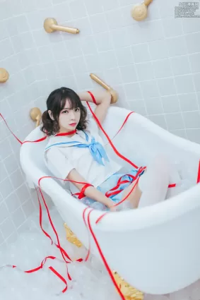 疯猫ss NO.123 浴室彩带JK 21P 172M