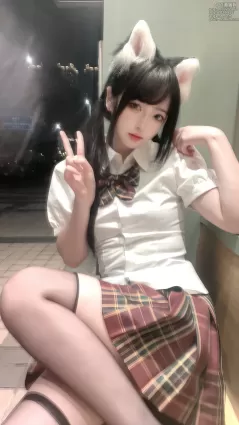 疯猫ss – NO.180 圣诞JK [9P]