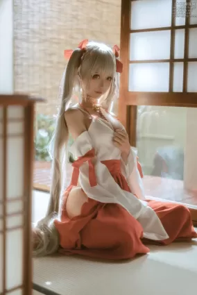 蠢沫沫 - NO.152 可畏-巫女 [55P]