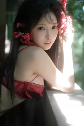 蠢沫沫 – NO.345 024年会员 皮皮-红 [29P]