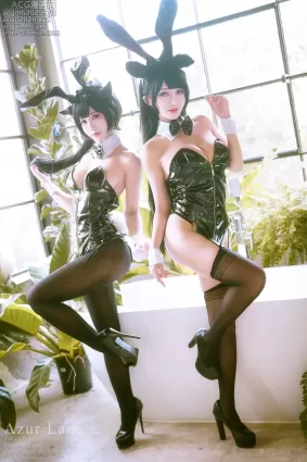 沖田凜花Rinka NO.007 &甜心幫ღ安希&HedY瑞鳳と大鳳 Bunny suit ver[14P]