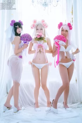 沖田凜花Rinka NO.046 &鈴鈴Yakira鬼姬Oni HimeWedding Bikini ver[19P]