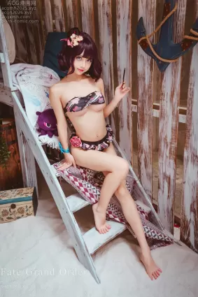 沖田凜花Rinka NO.060 FateGrand Order葛飾北斎水着ver[14P]